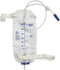 Lifevv 4-Pack Urinary Drainage Bag, Leg Bag with Anti-Reflux Chamber, External Catheters (19oz)
