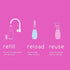 Pack. 2 JAWS Multi-Purpose Cleaner Refill Includes Refill Pods. Refillable Cleaning Supplies.