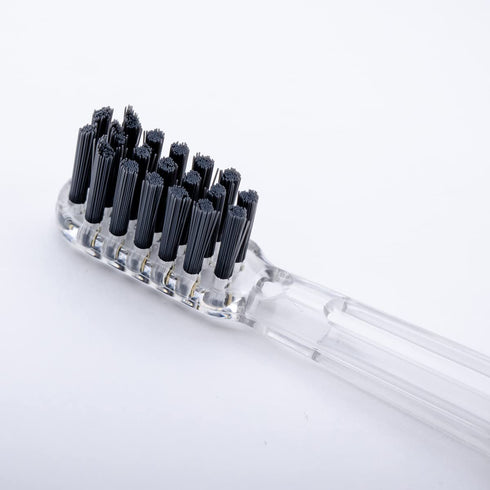 Ionic Toothbrush Replacement Brush Heads, 4 Count, Honeycomb Bristle, Binchotan Charcoal and Silver Ions
