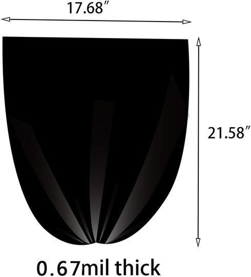 Black 3 Gallon Small Trash Bag, Trash Can Liners, 180 Counts