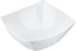 Restaurantware Moderna 8 Ounce Fancy Plastic Bowls 10 Square Disposable Salad Bowls - Durable Heavy-duty White Plastic Bowls For Warm And Cold Foods by Restaurantware