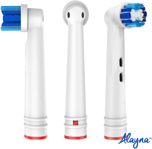 Replacement Brush Heads for OralB Braun, Pack of 4, Professional Electric Toothbrush Heads for Oral-B 7000, Pro 1000,