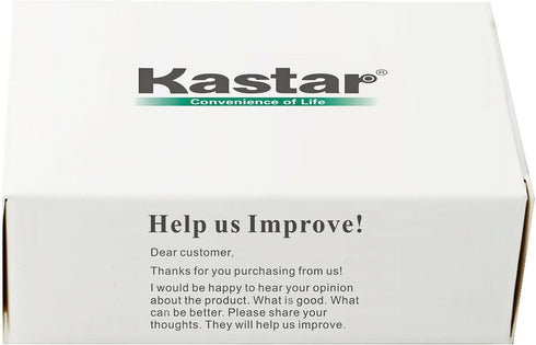 Kastar 2-Pack Battery Replacement for Waterpik Sensonic Toothbrush, Electric Shavers, Razors, Telecoms & More
