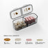 JWYTA 7-Day 14 21 (Green,21 (3 Pill Organizer or Compartment Weekly Medication Box with Dust-Resistant Cover