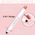 Go Ho Shimmer Cream-to-Powder Eyeshadow Stick, 2 in 1 Eye Brightener Stick, Waterproof, 08 Pink White