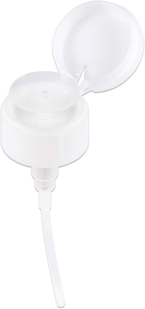 PANA Liquid Push Down Pump Dispenser Empty Bottle with Flip Top Cap, 10oz, Clear (Quantity: 2 Pieces)