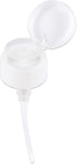 PANA Liquid Push Down Pump Dispenser Empty Bottle with Flip Top Cap, 10oz, Clear (Quantity: 2 Pieces)