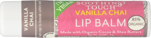 Soothing Touch Lip Balm Vegan Vanilla Chai, 3 Pack