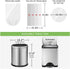 RayPard 5 Gallon Small Strong Trash Bags - 180 Counts for Home Office Kitchen Bathroom, Clear