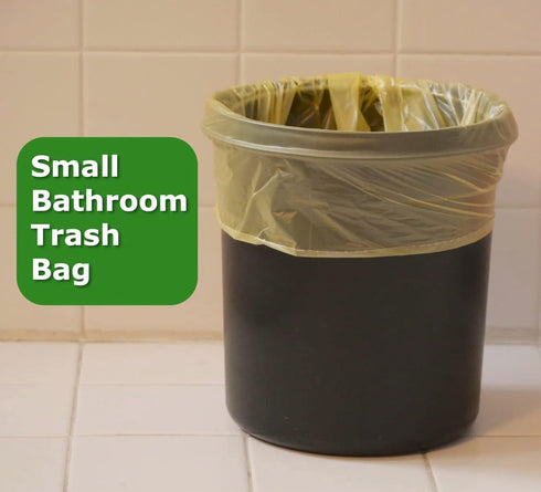 1.2 Gallon Small Trash Bags, CCLINERS 420 Count, 1 Gallon Garbage Bags, 5L Bathroom Trash Can Liners