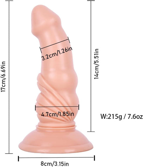 Rovamvia 5.5 Inches Sets Realistic Dildo for Beginners, Anal Dildos Lifelike Fake Penis for Women/Men/Gay, Adult Sex