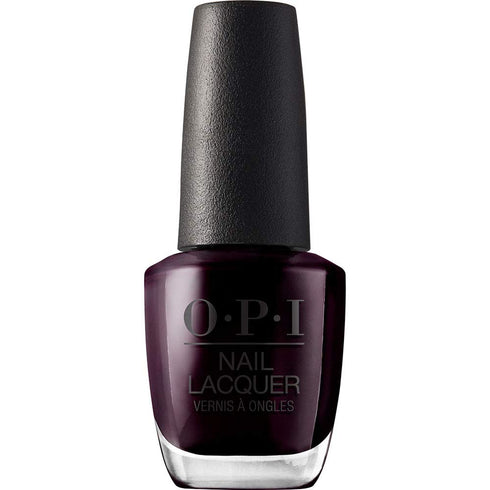 OPI Nail Lacquer Nail Polish | Dark Black & Gray Opaque Crème Chip Resistant Vegan, Fast Drying