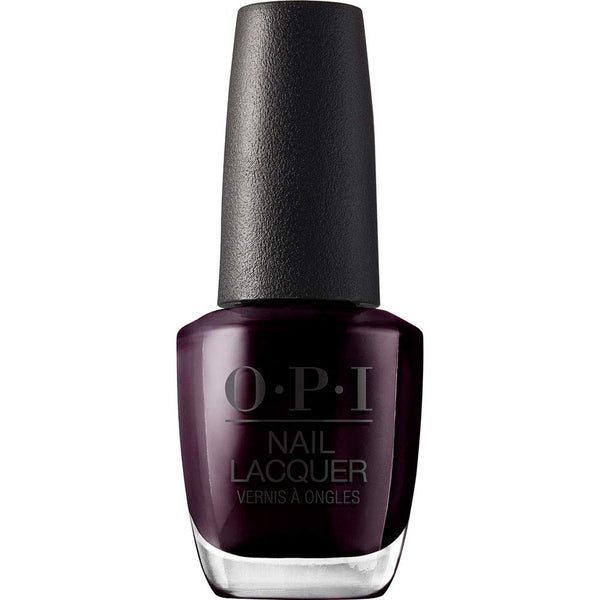 OPI Nail Lacquer Nail Polish | Dark Black & Gray Opaque Crème Chip Resistant Vegan, Fast Drying