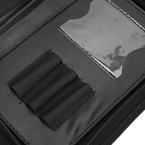 Scissors Storage Bag - Hair Stylist Scissor Holder Pouch PU Leather Salon Scissors Waterproof Hairdressing Tool Storage