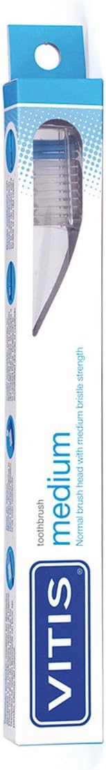 Medium Toothbrush - Manual with Recyclable Handle, Daily Use, 1 Unit in Random Colours