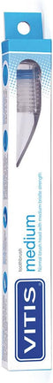 Medium Toothbrush - Manual with Recyclable Handle, Daily Use, 1 Unit in Random Colours