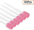 Disposable Oral Swabs, Sterile Dental Sponge Swabsticks, Unflavored, 50 Pack for Mouth or Gum Cleaning