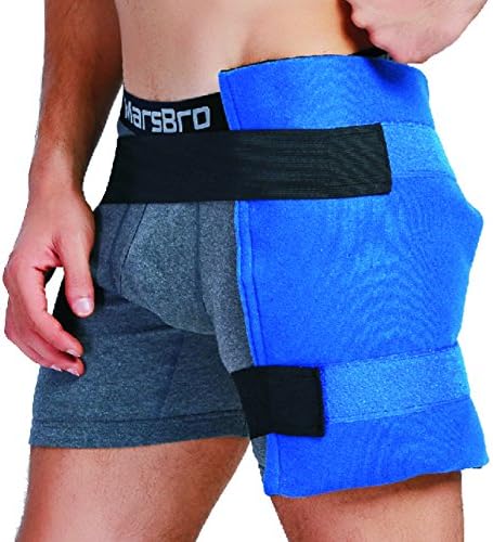 WORLD-BIO Large Gel Ice Pack & Wrap - Reusable Hot Cold Therapy Ice Pack for Pain Relief - 11" x 14" Blue