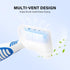 Anbbas Silicone Denture Brush Cover, 2pcs Fit Most Toothbrushes