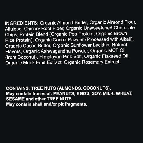 100 CAL SNACKS Protein Bars Chocolate Brownie, Healthy Snacks, Vegan, Low Net Carbs & High Fiber