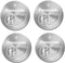 4pcs Panasonic CR1632 CR 1632 3v Coin Lithium Battery, REMOTE KEYLESS ENTRY TRANSMITTER FOB Battery