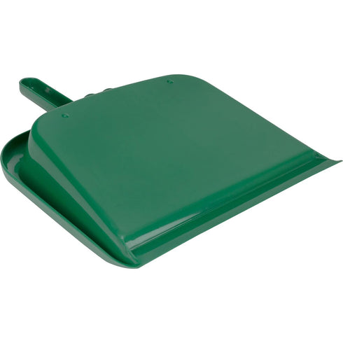 SPARTA Large Handheld Dustpan - Heavy-Duty Plastic Dustpan with Wide Lip for Countertops and Surfaces, Green
