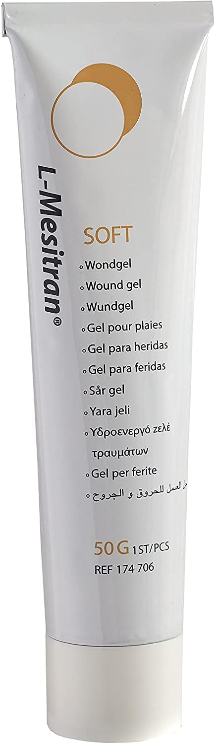 L-Mesitran Honey Wound Gel – 1.75 oz, Promotes Faster Healing for Cuts, Burns & Post-Surgical Wounds
