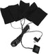 Electric Clothes Heating Pads Set, 5Pcs Adjustable Temperature USB Heater Pads, Waterproof Fiber Heating Pads 4.3 x