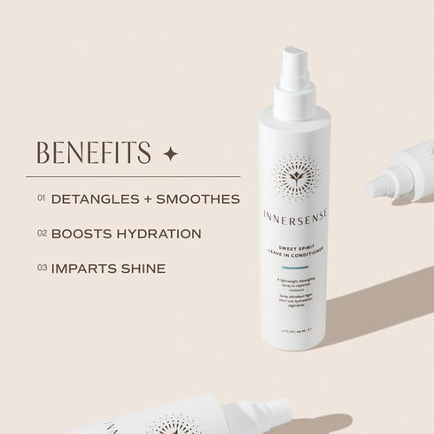 INNERSENSE Organic Beauty Color Travel Hair Trio, Non-Toxic Clean Haircare (Awakening Hairbath, Radiance Conditioner)