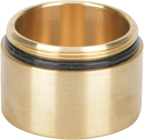 Keenso Brass Case, Sealed Brass Container Box, Copper Fob Holder Round Box, Dustproof Moisture-Proof Dry (S)