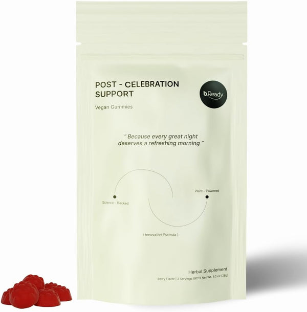 Morning Recovery Support Gummies, Vegan Milk Thistle Supplement with Prickly Pear for Liver Support