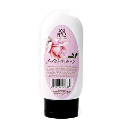 Rose Hand Cream - Natural Lotion, 4 Ounce