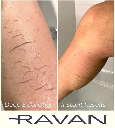 Ravan Authentic Moroccan Kessa - Handcrafted Exfoliant Spa Level Glove with Coarse Texture Durable Design