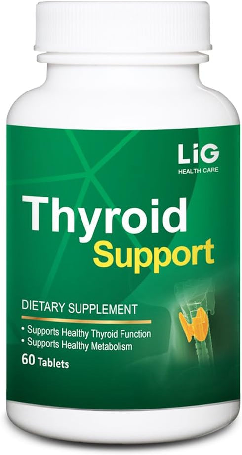 LIG Health Care LIG Thyroid Support-Natural Herbal Supplement for Goiter & Hashimoto's - Hormone Balance