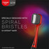 O2 2 Colgate Visible White Manual Toothbrush for Adults- Pcs, Helps Prevent Bad Breath, Cavities, Enamel & Gum