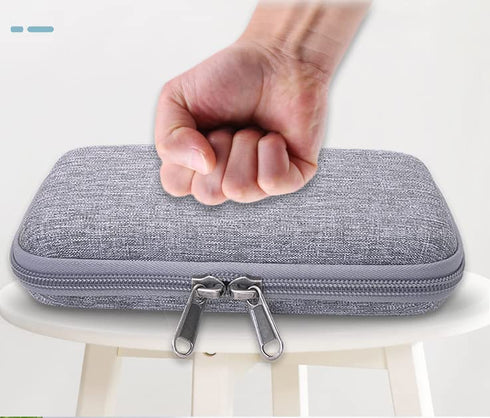 Hard Shell Nylon Diabetic Supplies Case, Travel Kit for Glucose Testing Kit & Blood Sugar Monitor