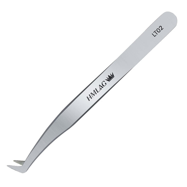 LASHVIEW High Precision Lash Tweezer, Stainless Steel Volume Eyelash Extension Tweezers for Professional Grafting, LT02
