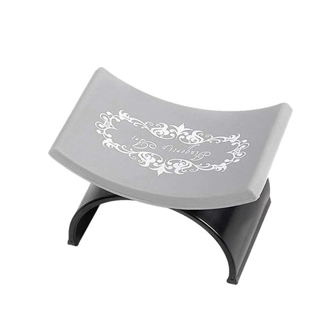 Ownsig Nail Arm Rest, U Shape Silicone Manicure Hand Pillow Pad, Nail Art Mat Holder, Black Nail Art Accessories