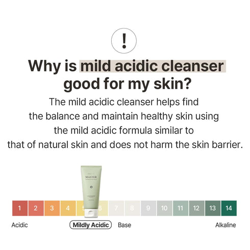 mixsoon Master Gentle Recipe Foam Cleanser 5.07 fl oz / 150ml | Mild Exfoliation Cleanser for Dry, Sensitive Skin |