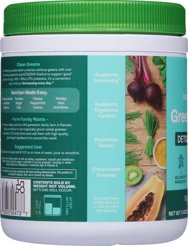 Amazing Grass Greens Superfood Detox & Digest: Greens Powder with Digestive Enzymes, 30 Servings