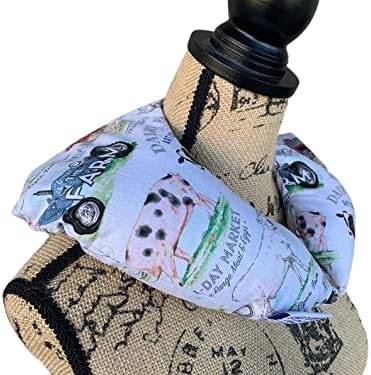 Cervical Neck Hot Cold Herbal Pack, Herbal Pack, Heat Wrap, Organic, Flax