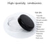 ZEJIA 10 Gram Sample Containers, 20 Count Cosmetic Jars with Lids, Refillable Small Plastic Containers (Black)