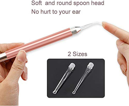 POZILAN Ear Picker Tweezers with LED Light - 8 Pack Ear Wax Removal Tool Cleaner Kit for Adults and Kids