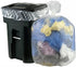 18 Gallon Large Clear Garbage Trash Bags, 70 Counts, Yard Waste Bags
