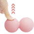 Xensamy Double Lacrosse & Micro-Elastic Peanut Massage Ball - Myofascial Release Tool for Muscle, Back, Foot