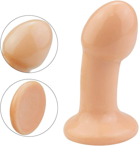 JESHVA 3.5 Inches Sets Little Realistic Dildo for Adult, Sex Toys for G spot Stimulator Anal Play, Lifelike Fake Penis