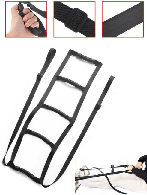 ZHDLdpUS Bed Ladder Assist, Sit Up Hoist Bed Support Ladder Assist Handle Pull Up & Sit Up Assist Device for Elderly