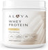 Alaya Naturals Grass Fed Whey Protein Powder - Vanilla Flavor, All Natural, Hormone Free - 20g Protein per Serving