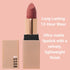 Hydrating Vegan Lipstick with Vitamin E and Watermelon Seed Oil, Matte, Long Lasting (Focused - Pink Mauve Color)