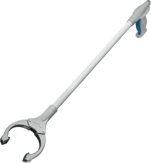 Unger 32” Grabber Plus Reacher Tool, Trash Picker Upper with Built-In Magnet, Claw Pickup for Seniors, Yard Clean Up